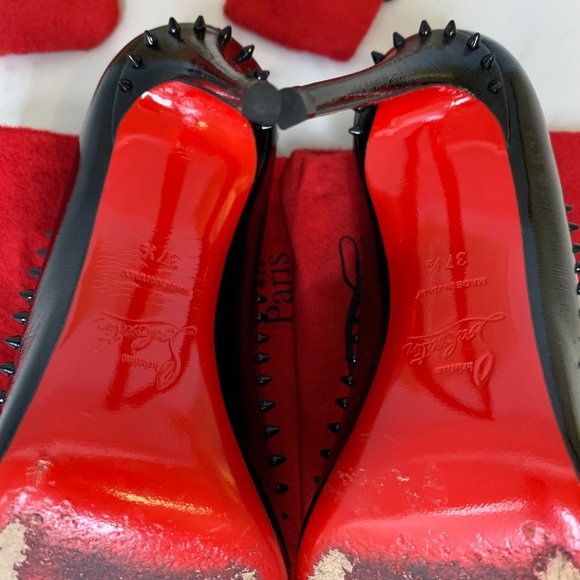 Christian Louboutin Black Anjalina Pumps